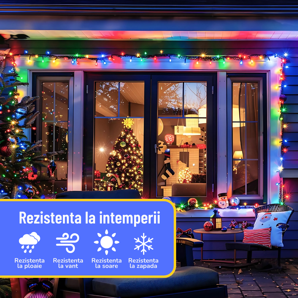 Instalatie De Craciun Tip Rola,ExteRior - Interior,Rezistenta La Interperii