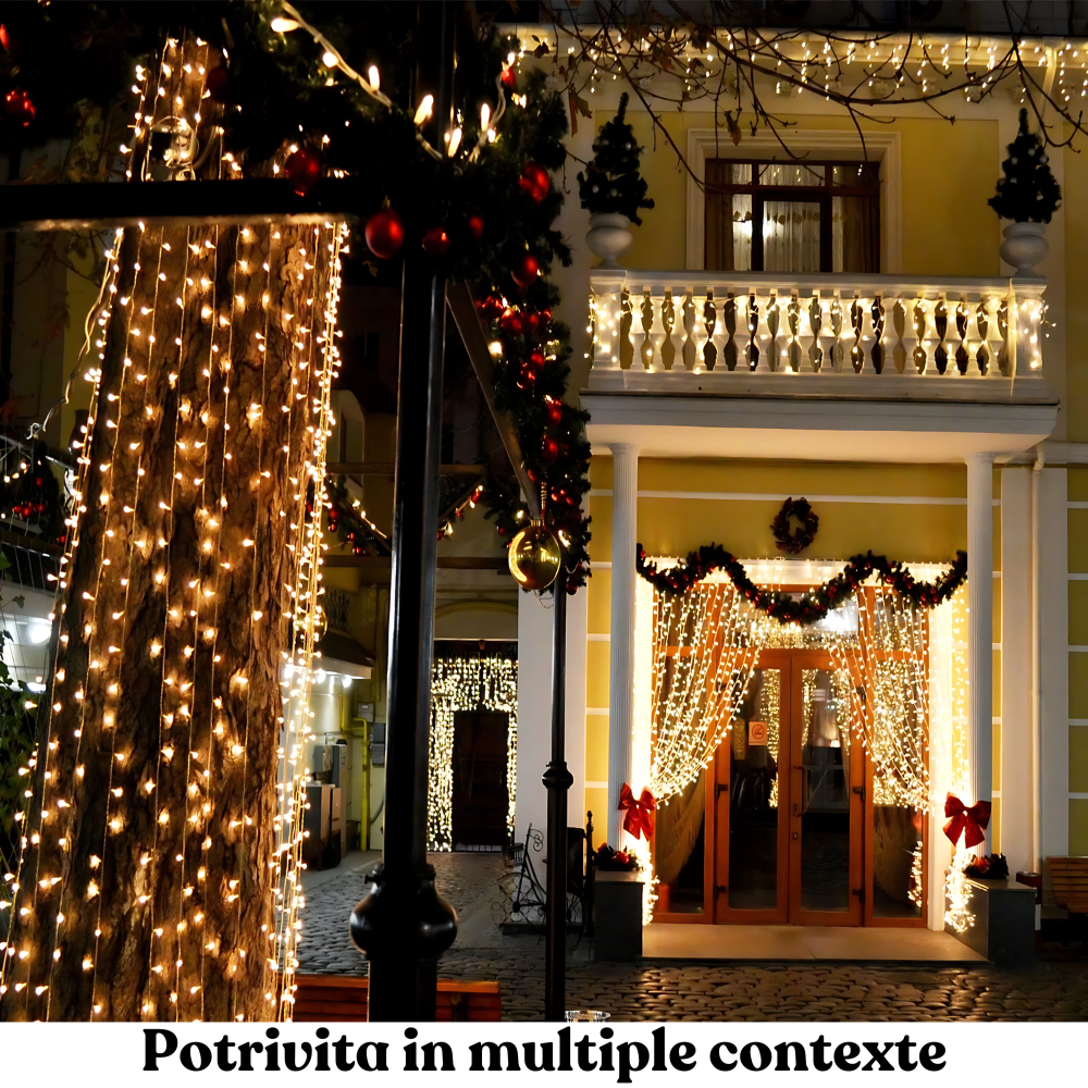 Instalatie De Craciun Tip Rola,ExteRior - Interior,Rezistenta La Interperii