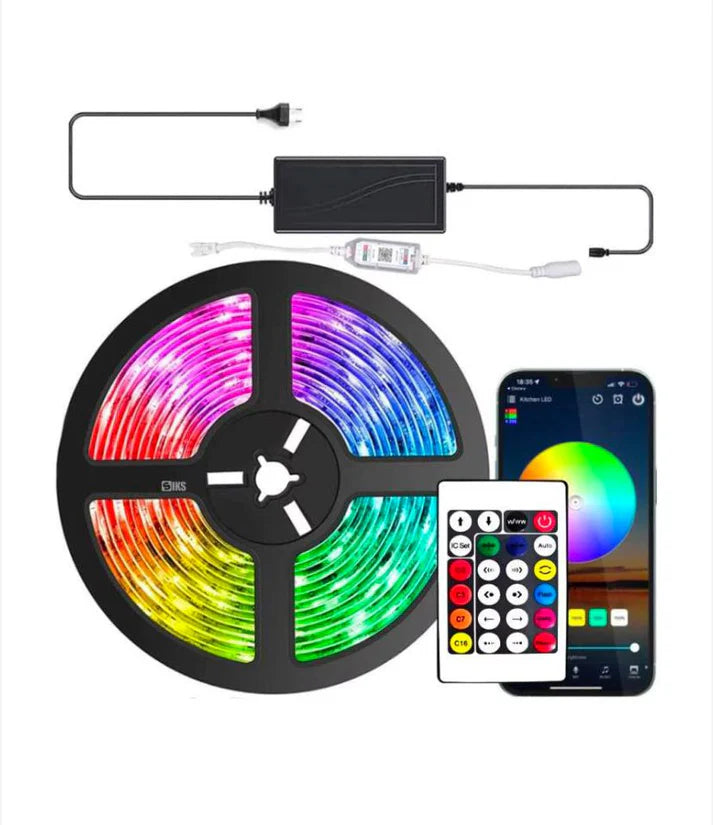 Banda Led Smart RGB - Cu Telecomanda + Control Din Telefon