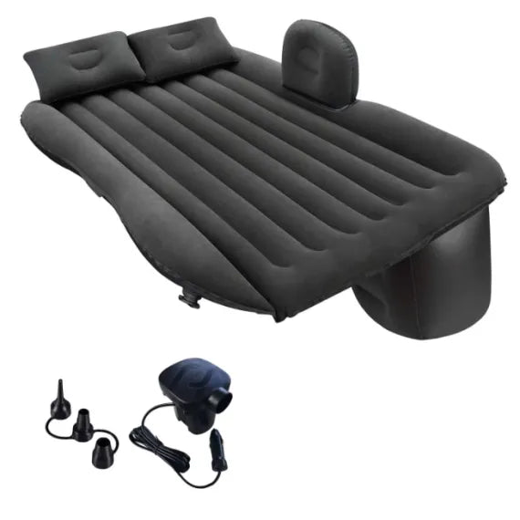 Saltea Auto  Gonflabila cu 2 Perne Incluse + Pompa De Umflat