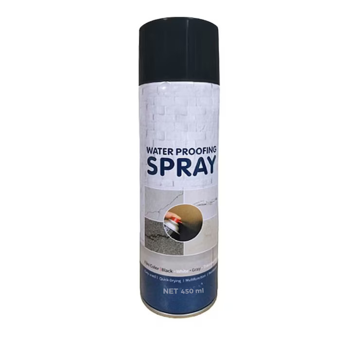 Spray De Etansare 450 ml, Impermeabil, Hidroizolatie, Protectie De Lunga Durata Anti Apa, Uscare Rapida, Multisuprafe, Ciment, Gresie, Metal, Burlane